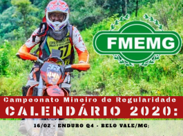 Confira as alterações no Calendário da COPA AMSM 2020: . . 02/02 - XXII ETEL - LUMINÁRIAS/MG; 08/03 - ENDURO DA TORMENTA - CARMO RIO CLARO/MG; 24/05 - ENDURO PORTAL DA CANASTRA - PIUMHI/MG; 11 e 12/07 - IPÊS OFF ROAD - LAVRAS/MG; 25/10 - ENDURO SÃO THOMÉ LETRAS/MG; 15/11 - ENDURO DE LAMBARI/MG; Inscrições: www.copaamsm.com.br